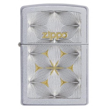 Зажигалка ZIPPO Classic с покрытием Satin Chrome™, латунь/сталь, серебристая, матовая, 36x12x56 мм-1