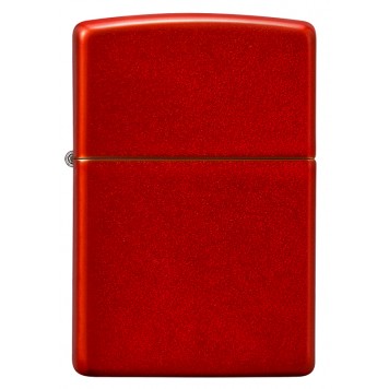 Зажигалка ZIPPO Classic с покрытием Metallic Red, латунь/сталь, красная, матовая, 38x13x57 мм-1