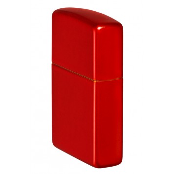 Зажигалка ZIPPO Classic с покрытием Metallic Red, латунь/сталь, красная, матовая, 38x13x57 мм-6