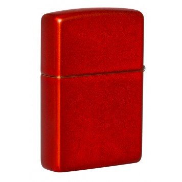 Зажигалка ZIPPO Classic с покрытием Metallic Red, латунь/сталь, красная, матовая, 38x13x57 мм-5