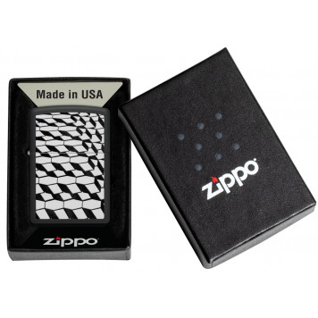 Зажигалка ZIPPO с покрытием Black Matte, латунь/сталь, черная, матовая, 38x13x57 мм-5