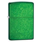 Зажигалка ZIPPO Classic с покрытием Meadow™, латунь/сталь, зеленая, глянцевая, 36x12x56 мм