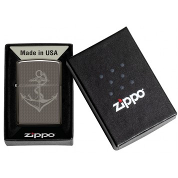 Зажигалка ZIPPO Лучшая цена 2022 с покрытием Black Ice®, латунь/сталь, чёрная, 38x13x57 мм-4