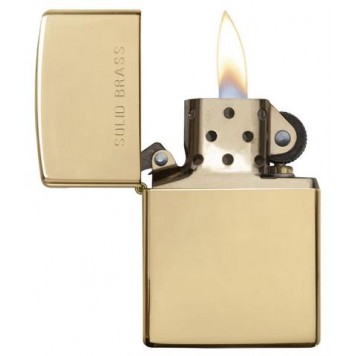 Зажигалка ZIPPO Classic с покрытием High Polish Brass, латунь/сталь, золотистая, 38x13x57 мм-2