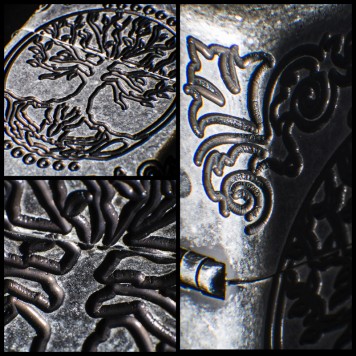 Зажигалка ZIPPO Armor® с покрытием Antique Silver, латунь/сталь, серебристая, матовая, 37х13x58 мм-5