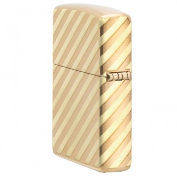 Зажигалка ZIPPO Vintage Box Top с покрытием High Polish Brass, латунь/сталь, золотистая, 38x13x57 мм-7