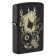 Зажигалка ZIPPO Gambling Design с покрытием Black Matte, латунь/сталь, чёрная, матовая, 38x13x57 мм