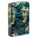 Зажигалка ZIPPO Eastern с покрытием 540 Tumbled Brass, латунь/сталь, зеленая, 38x13x57 мм