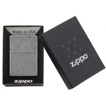 Зажигалка ZIPPO Classic с покрытием ™Plate, латунь/сталь, серебристая, матовая, 38x13x57 мм-2