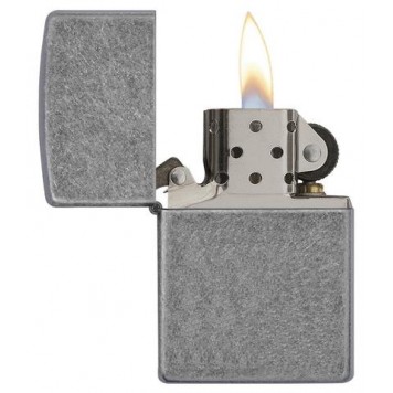 Зажигалка ZIPPO Classic с покрытием ™Plate, латунь/сталь, серебристая, матовая, 38x13x57 мм-3