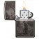 Зажигалка ZIPPO Classic с покрытием Black Ice®, латунь/сталь, чёрная, глянцевая, 38x13x57 мм