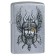 Зажигалка ZIPPO Viking Warrior с покрытием Street Chrome™, латунь/сталь, серебристая, 38x13x57 мм