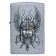 Зажигалка ZIPPO Viking Warrior с покрытием Street Chrome™, латунь/сталь, серебристая, 38x13x57 мм