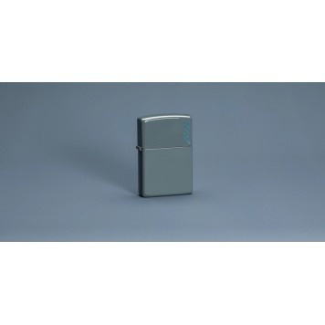 Зажигалка ZIPPO Classic с покрытием Flat Grey, латунь/сталь, серая, матовая, 38x13x57 мм-9