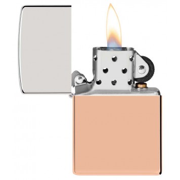 Зажигалка ZIPPO Bimetal с двойным металлическим покрытием, медь/латунь/сталь, медная, 38x13x57 мм-2