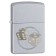 Зажигалка ZIPPO Classic с покрытием Satin Chrome™, латунь/сталь, серебристая, матовая, 38x13x57 мм