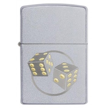 Зажигалка ZIPPO Classic с покрытием Satin Chrome™, латунь/сталь, серебристая, матовая, 38x13x57 мм-1