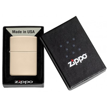Зажигалка ZIPPO Classic с покрытием Flat Sand, латунь/сталь, бежевая, матовая, 38x13x57 мм-2