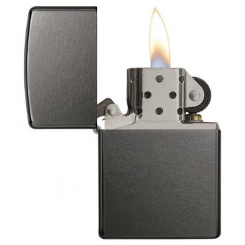 Зажигалка ZIPPO Classic с покрытием Gray Dusk , латунь/сталь, серая, матовая, 38x13x57 мм-1