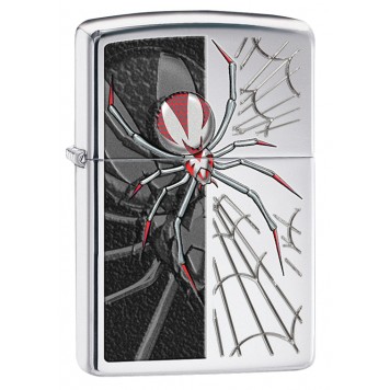 Зажигалка ZIPPO Classic с покрытием High Polish Chrome, латунь/сталь, серебристая, 38x13x57 мм