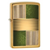 Зажигалка ZIPPO Classic с покрытием Brushed Brass, латунь/сталь, золотистая, матовая, 38x13x57 мм