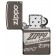 Зажигалка ZIPPO Classic с покрытием Black Ice®, латунь/сталь, чёрная, глянцевая, 38x13x57 мм