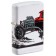 Зажигалка ZIPPO Hot Rod Design с покрытием 540 Matte, латунь/сталь, белая, матовая, 38x13x57 мм