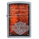 Зажигалка ZIPPO Harley-Davidson® с покрытием Street Chrome™, латунь/сталь, серебристая, 38x13x57 мм