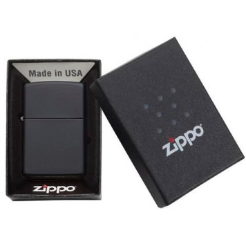 Зажигалка ZIPPO Classic с покрытием Black Matte, латунь/сталь, чёрная, матовая, 38x13x57 мм-4