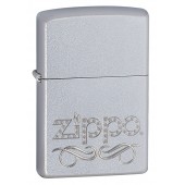 Зажигалка ZIPPO Classic с покрытием Satin Chrome™, латунь/сталь, серебристая, матовая, 38x13x57 мм