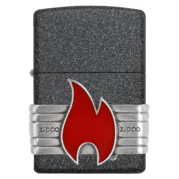 Зажигалка ZIPPO Classic с покрытием Iron Stone™, латунь/сталь, серая, матовая, 38x13x57 мм-2