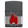 Зажигалка ZIPPO Classic с покрытием Iron Stone™, латунь/сталь, серая, матовая, 38x13x57 мм