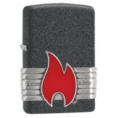 Зажигалка ZIPPO Classic с покрытием Iron Stone™, латунь/сталь, серая, матовая, 38x13x57 мм