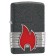 Зажигалка ZIPPO Classic с покрытием Iron Stone™, латунь/сталь, серая, матовая, 38x13x57 мм