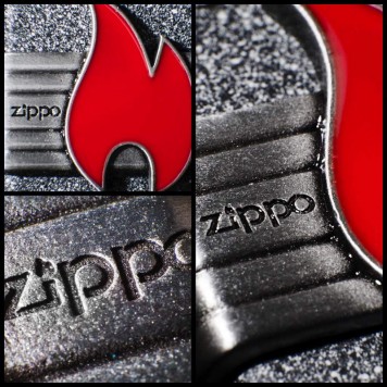 Зажигалка ZIPPO Classic с покрытием Iron Stone™, латунь/сталь, серая, матовая, 38x13x57 мм-5