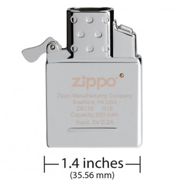 Электронный вставной блок для широкой зажигалки Zippo, нержавеющая сталь-6