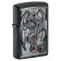 Зажигалка ZIPPO Winged Dragon Cross с покрытием Black Matte, латунь/сталь, чёрная, 38x13x57 мм