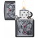 Зажигалка ZIPPO Winged Dragon Cross с покрытием Black Matte, латунь/сталь, чёрная, 38x13x57 мм