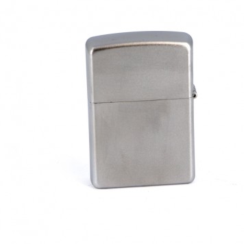 Зажигалка ZIPPO Classic с покрытием Satin Chrome™, латунь/сталь, серебристая, матовая, 36x12x56 мм-4