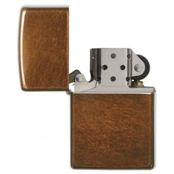 Зажигалка ZIPPO Classic с покрытием Toffee™, латунь/сталь, светло-коричневая, матовая, 36x12x56 мм-3