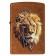 Зажигалка ZIPPO Polygonal Lion с покрытием Toffee™, латунь/сталь, медная, матовая, 36x12x56 мм