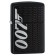 Зажигалка ZIPPO James Bond 007™ с покрытием Black Matte, латунь/сталь, чёрная, матовая, 38x13x57 мм