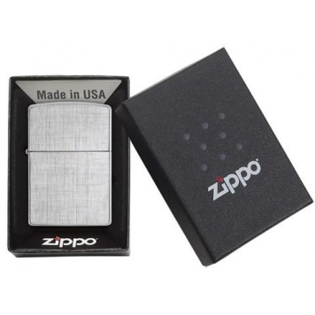 Зажигалка ZIPPO Classic с покрытием Brushed Chrome, латунь/сталь, серебристая, матовая, 38x13x57 мм-3