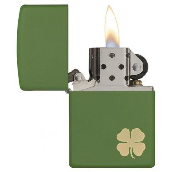 Зажигалка ZIPPO Classic с покрытием Moss Green Matte, латунь/сталь, зелёная, матовая, 36x12x56 мм-3