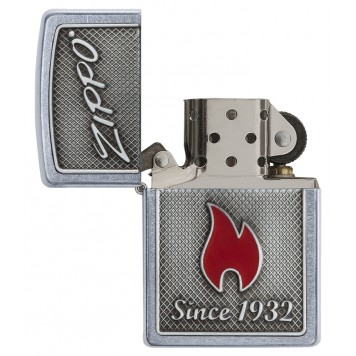 Зажигалка ZIPPO Classic с покрытием Street Chrome, латунь/сталь, серебристая, матовая, 36x12x56 мм-3