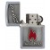 Зажигалка ZIPPO Classic с покрытием Street Chrome, латунь/сталь, серебристая, матовая, 36x12x56 мм