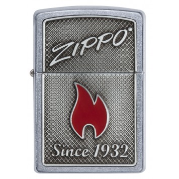 Зажигалка ZIPPO Classic с покрытием Street Chrome, латунь/сталь, серебристая, матовая, 36x12x56 мм-1