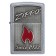 Зажигалка ZIPPO Classic с покрытием Street Chrome, латунь/сталь, серебристая, матовая, 36x12x56 мм