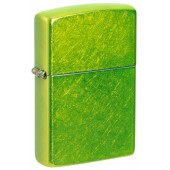 Зажигалка ZIPPO Classic с покрытием Lurid™, латунь/сталь, зеленая, глянцевая, 38x13x57 мм