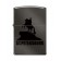 Зажигалка ZIPPO Медный всадник, с покрытием Black Ice®, латунь/сталь, чёрная, глянцевая, 38x13x57 мм